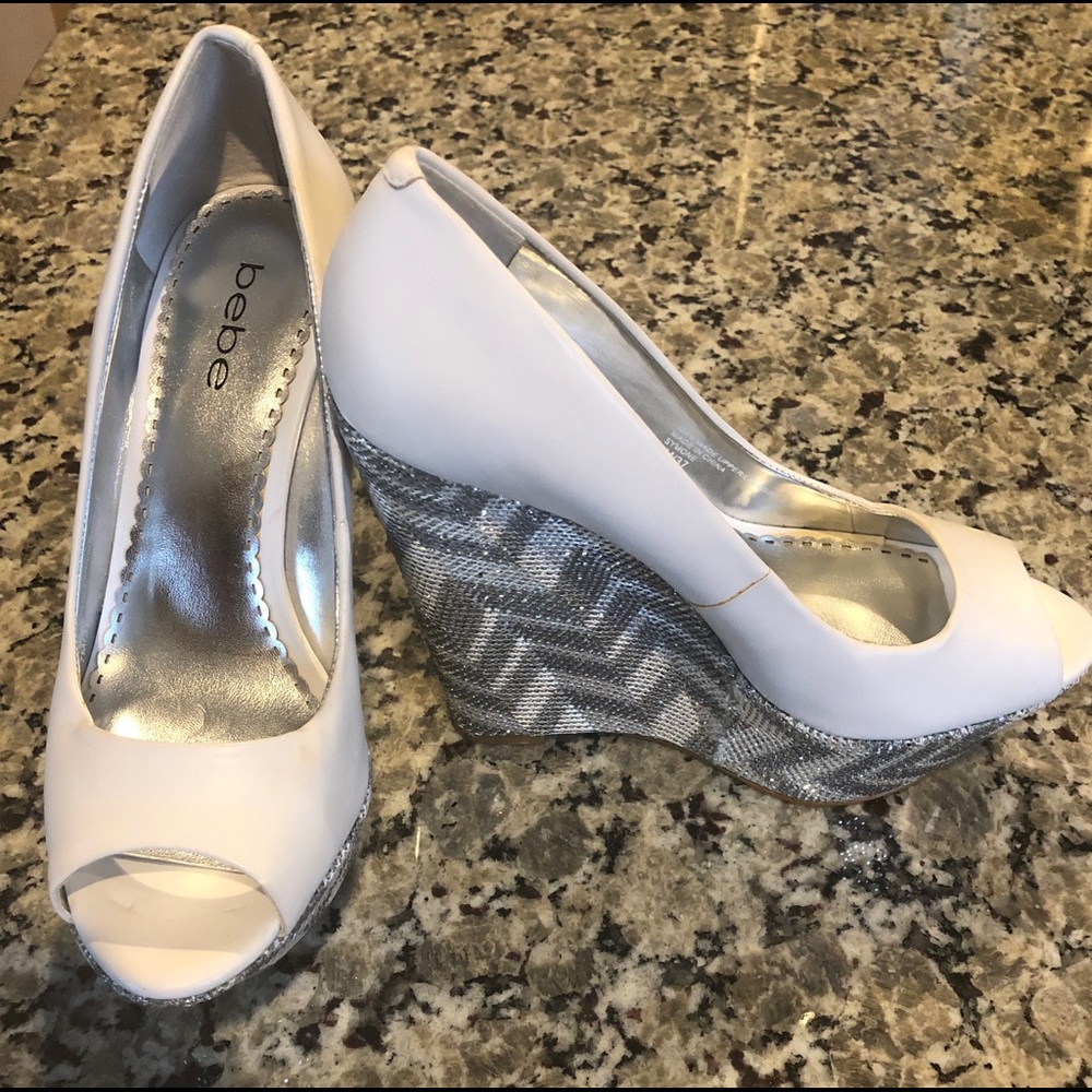 Bebe 5” platforms... beautiful shoe!